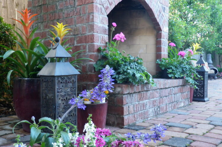 hardscape planter box