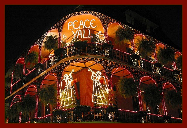 Peace Ya'll New Orleans Christmas