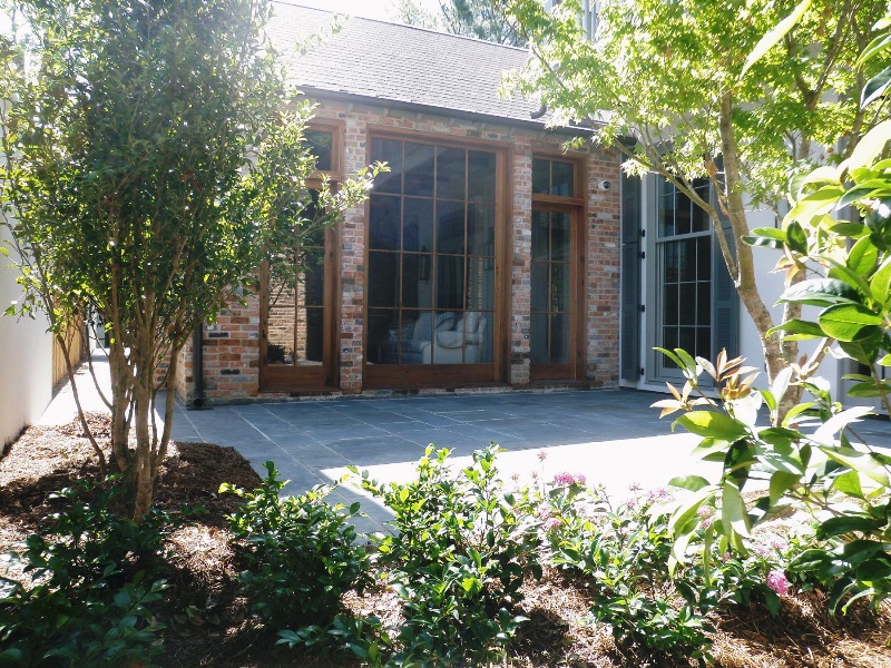 New Orleans courtyard AFTER construction with Exterior Designs