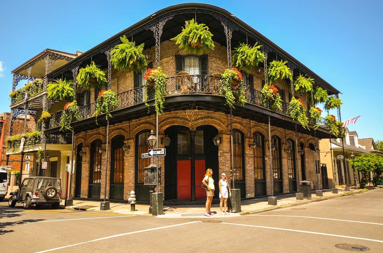 New Orleans, LA street corner